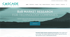 Desktop Screenshot of cascadeinsights.com